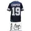 Image 1 : AMARI COOPER SIGNED NAVY CUSTOM FOOTBALL JERSEY