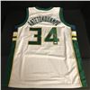 Image 1 : GIANNIS ANTETOKOUNMPO SIGNED JERSEY (JSA HOLO)