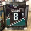 Image 1 : TEEMU SELANNE SIGNED FRAMED JERSEY (MEMORABILIA AUTHENTIC HOLO)