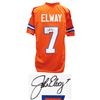 Image 1 : JOHN ELWAY SIGNED ORANGE CRUSH CUSTOM FOOTBALL JERSEY