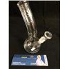 Image 1 : TOMMY CHONG SIGNED 8" GLASS BONG w/ BOWL (CLEAR)