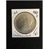 Image 1 : 1883 USA MORGAN SILVER DOLLAR (UNCIRCULATED)