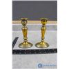 Image 2 : The Bombay Company Silver Plated Candlesticks in Gift Box