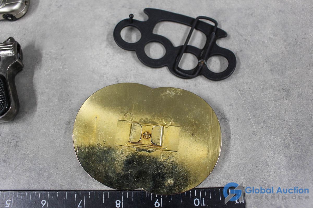 Lighters, Belt Buckle, Bolo Tie Clip
