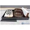 Image 8 : Swirl Dish Set, Napkin Holder, Serving Tray & Utensil Set in Gift Box