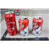 Image 8 : (17) Domestic Event Coca-Cola Cans & (6) Glass Bottles