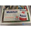 Image 8 : (3) Mobiloil Framed Advertisment