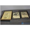Image 1 : (3) Framed Advertisements