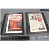 Image 1 : (2) Marvel Mystery Oil Framed Advertisements