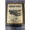 Image 2 : (2) Framed Mercury Dealer Advertisements