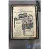 Image 8 : (3) Framed Motorcycle Advertisements