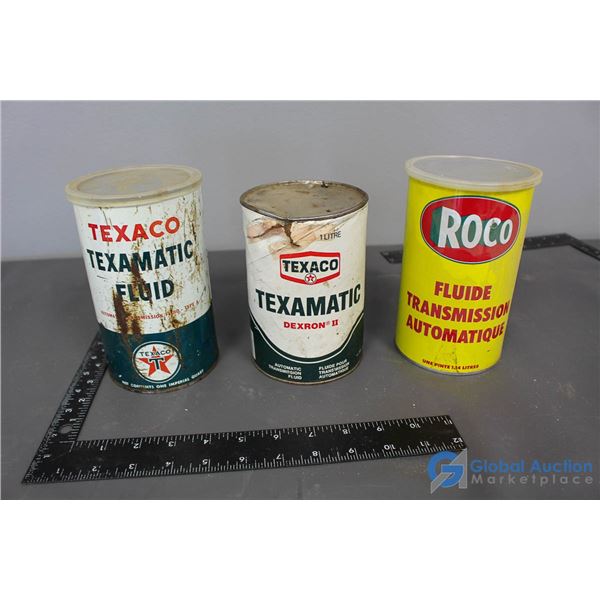 (2) Texaco & Roco Cans