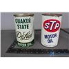 Image 1 : Quaker State & STP Motor Oil Cans