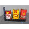 Image 3 : (3) Shell Motor Oil Cans