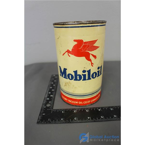 Mobiloil Oil Can