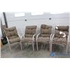Image 1 : (4) Patio Chairs w/Cushions