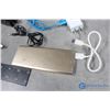 Image 2 : Piston Power 6000 Power bank; iPhone Type Charge Cord; Aux Headphone Cord; Mini USB Charger; Multi T