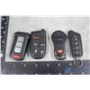Image 1 : (2) Jeep Fobs, (1) Mitsubishi Fob & (1) Orbit Fob