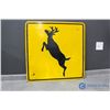 Image 1 : **29" Deer Crossing Sign