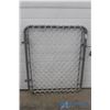 Image 1 : **Chain Link Gate w/Mounts - 40" High x 34" Wide