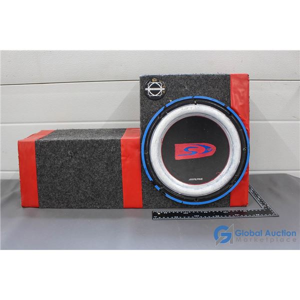 10" Alpine Sub in Box - No Amp