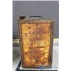 Image 4 : Square Mobiloil Oil Pail - 5gal