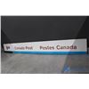 Image 2 : Vintage Canada Post Single Sided Metal Sign - 65" x 8"