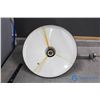 Image 8 : Vintage Porcelain Light Shade & Pole