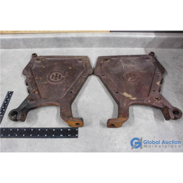 Pair of IH Marked Drill Ends