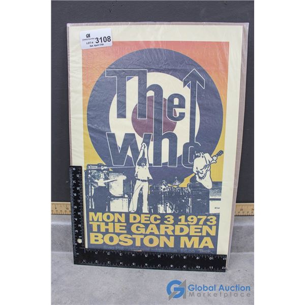 The Who Concert Poster