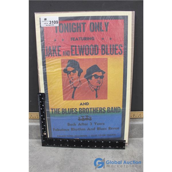 The Blues Brothers Concert Poster