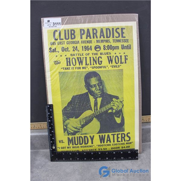 THe Howling Wolf Concert Poster