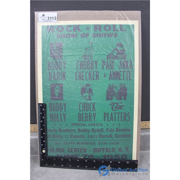 Show of Shows Concert Poster