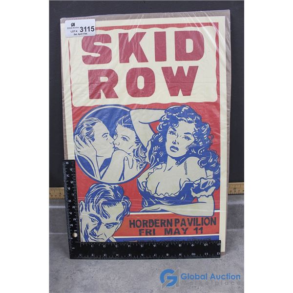 Skid Row Concert Poster