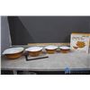Image 1 : In Original Box "Old Orcard" Pyrex Ware 4pc Bowl Set