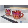 Image 3 : Red Carnival Glass