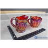Image 4 : Red Carnival Glass
