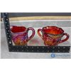 Image 5 : Red Carnival Glass