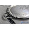 Image 12 : English Quality Silverplate Tea Set w/Serving Tray