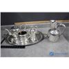 Image 1 : English Quality Silverplate Tea Set w/Serving Tray