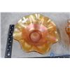 Image 3 : Iridescent Peach Glass Candy Dishes