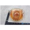 Image 5 : Iridescent Peach Glass Candy Dishes