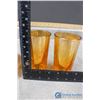 Image 2 : Iridescent Peach Glass Dishes