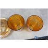 Image 3 : Iridescent Peach Glass Dishes
