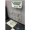 Image 2 : Interstate Batteries Wire Display Shelf w/Double Sided Sign