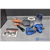 Image 1 : Misc Items - Tie Down Straps, Trouble Light, & Related