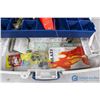 Image 4 : Plano Fishing Tackle Box w/Contents & Reel