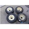 Image 1 : Set of (4) Golf Cart Tires