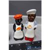 Image 5 : (4) Decorative Salt & Pepper Shakers