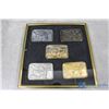 Image 1 : Ltd. Edition/Numbered Highvale Mines Framed Belt Buckle Collection